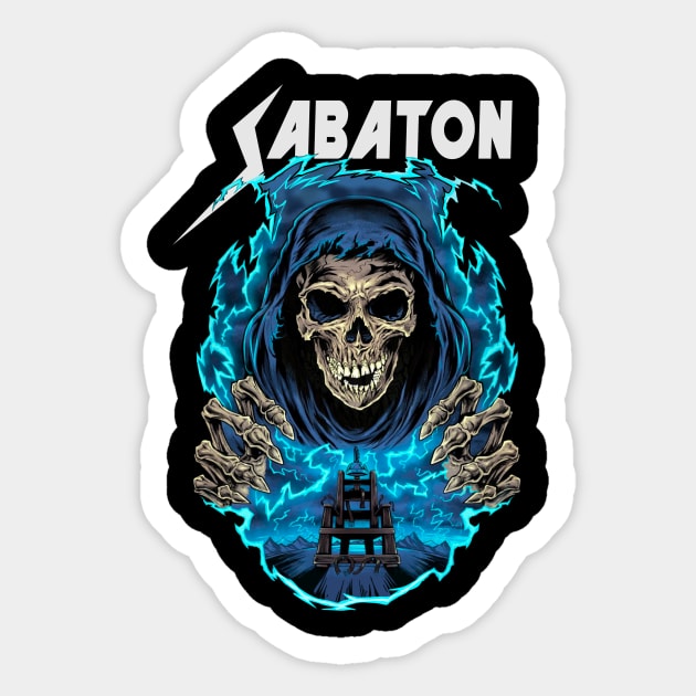 SABATON MERCH VTG Sticker by rdsgnnn